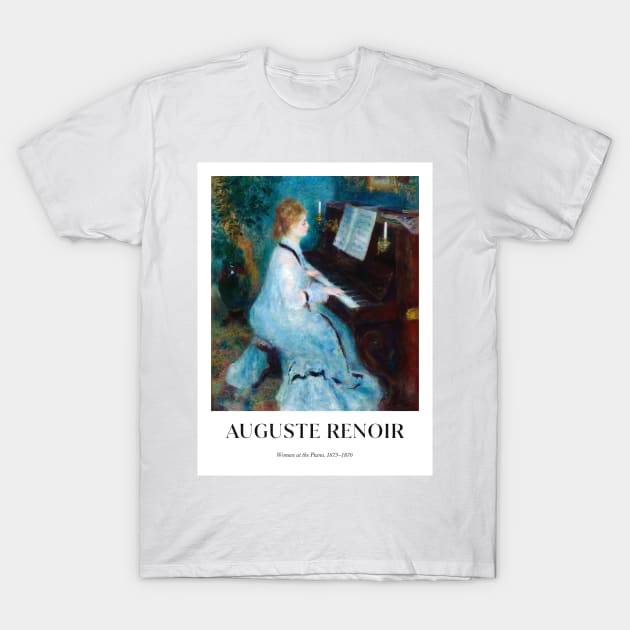 Woman at the Piano - Poster T-Shirt by MurellosArt